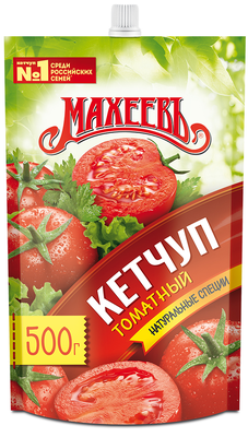 Кетчуп Махеев Томатный Д/П 500г Кетчуп Махеев Томатный Д/П 500г
