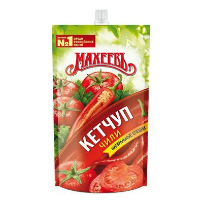 Кетчуп Махеев Чили Д/П 500г Кетчуп Махеев Чили Д/П 500г