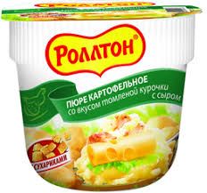 Пюре картофельное Роллтон с куриным вкусом 40г (24)