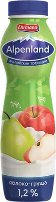 Йогуртный продукт Alpenland питьевой 1,2% Яблоко и груша, 290г