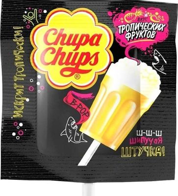 Карамель Chupa Chups B-Pop Тропические фрукты, 15г, 45шт Карамель Chupa Chups B-Pop Тропические фрукты, 15г, 45шт