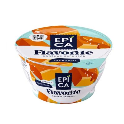 Десерт творожный EPICA FLAVORITE 7,6% Соленая карамель, 130г