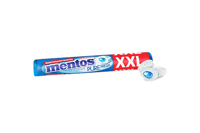 Жевательная резинка Mentos Pure Fresh XXL Свежая мята, 23,2г