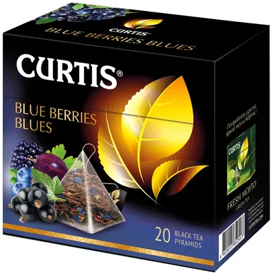 Curtis Blue Berries Blues Чай черный ароматизированный (20пир*1,8г) *12