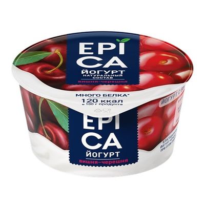 Йогурт EPICA 4,8% Вишня-черешня, 130г