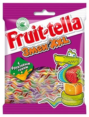 Мармелад жевательный Fruittella Змеи XXL,  70г