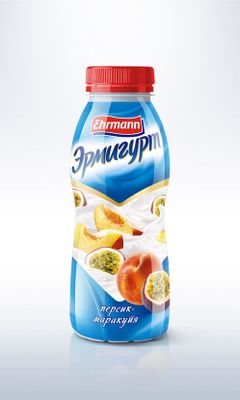 Эрмигурт питьевой 420г 1,2% Персик-маракуйя Нап.йог.паст.