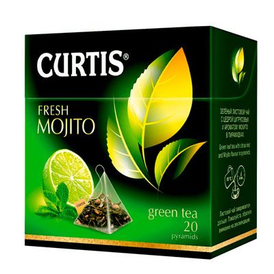 Curtis Fresh Mojito Чай зеленый ароматизированный (20пир*1,7г) *12