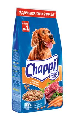 Сухой корм для собак Chappi Сытный мясной обед. Мясное изобилие, 15кг