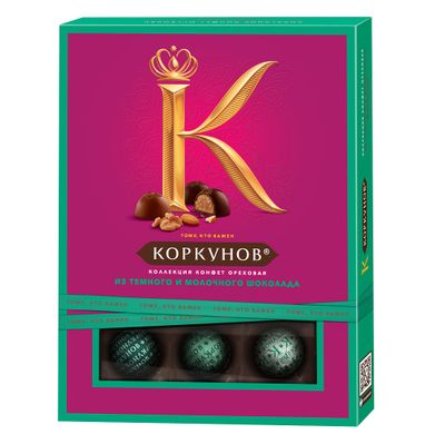 Шоколадные конфеты Коркунов Ореховая коллекция 110г