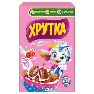 ХРУТКА ПодушКлубнич8x220г ПРПРИКЛЮЧЕНИЯ2 ХРУТКА ПодушКлубнич8x220г ПРПРИКЛЮЧЕНИЯ2