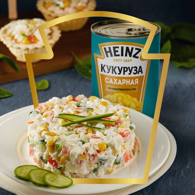 Кукуруза Heinz Сладкая, ж/б, 340г Кукуруза Heinz Сладкая, ж/б, 340г
