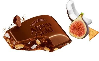 ТОП 100 Шоколад Alpen Gold мол c суш инж, кок стр и сол крек 20х80г