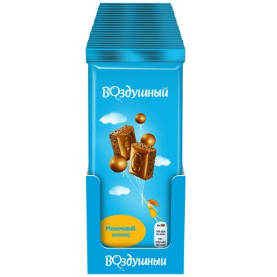 Шоколад Воздушный молочный 80г
