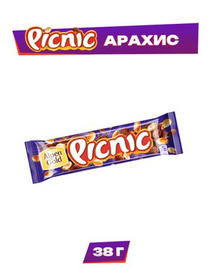 Шоколадный батончик Picnic 38г Шоколадный батончик Picnic 38г