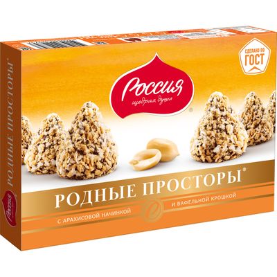 РОДНЫЕ ПРОСТОРЫ КонфВафКрошк 10х125г
