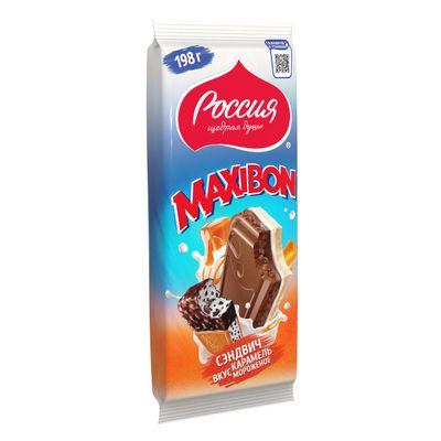 РЩД МАКСИБОН СэндвКарамельМорож10х198г