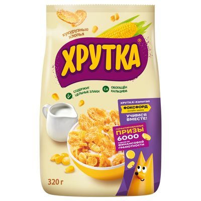 ХРУТКА ГотЗавтрак Хлопья 12x320г N2