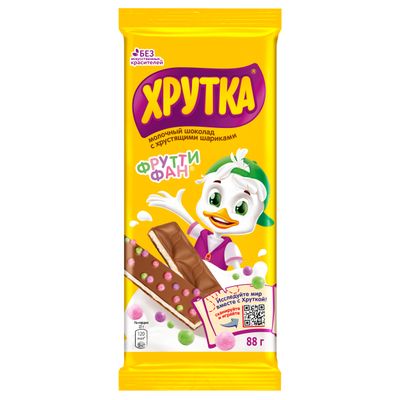 ХРУТКА ФруттиФанМолШокоФрМикс 17x88г RU