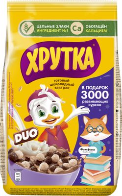 ХРУТКА ДУО Готовый Завтрак Шарики 6x230гПРПРИКЛЮЧЕНИЯ2