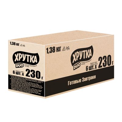 ХРУТКА ДУО Готовый Завтрак Шарики 6x230гПРПРИКЛЮЧЕНИЯ2