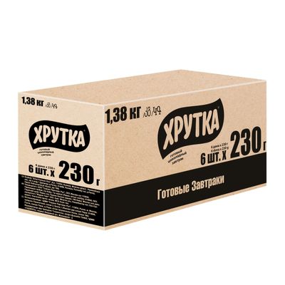ХРУТКА Готовый Завтрак Шарики 6x230г ПР ПРИКЛЮЧЕНИЯ2