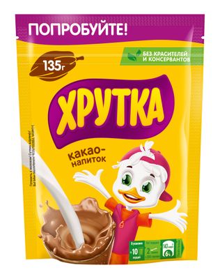 ХРУТКА Какао НапитокБ/р ПакетДет 12х135г