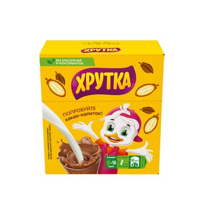 ХРУТКА Какао НапБ/рСтик Дет 6(16х13.5г)