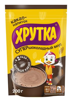 ХРУТКА НапитСуперШоколадДетБ/рПак 6х200г