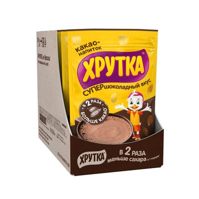 ХРУТКА НапитСуперШоколадДетБ/рПак 6х200г