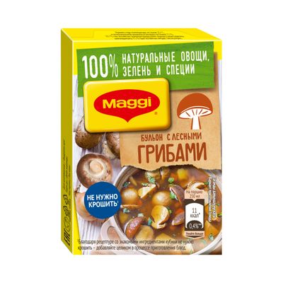 МАГГИ БульонЛеснГрибамиКубик 20х72г