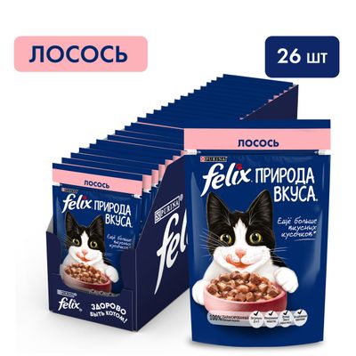 Феликс Nature of Taste 75г Конс КвП Лосось