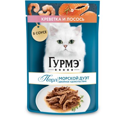 Гурмэ Перл Соус 75г Конс Креветка и Лосось