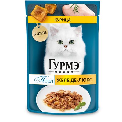 Гурмэ Перл Желе делюкс 75г Курица