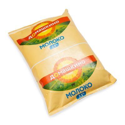 Молоко Село Домашкино  2,5% 0,9 л TФA