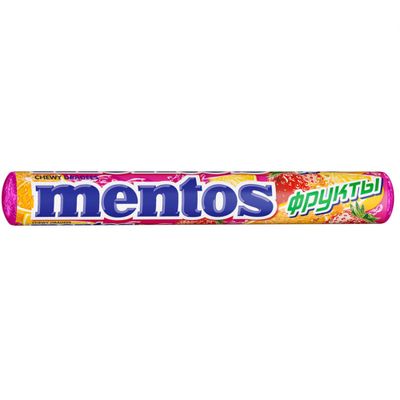 Жевательные драже Mentos Фрукты, 7 шт по 37,5 г
