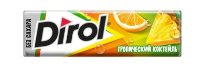 Жевательная резинка Dirol Тропический коктейль 13,6г