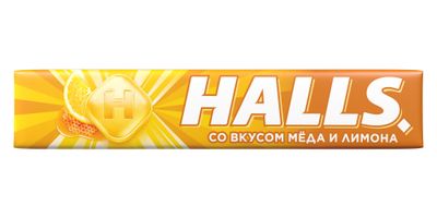 Леденцы Halls Мед и лимон 25г Леденцы Halls Мед и лимон 25г