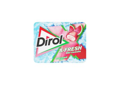 Жевательная резинка Dirol X-Fresh Арбузный лед 16г Жевательная резинка Dirol X-Fresh Арбузный лед 16г