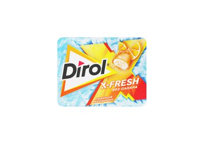 Жевательная резинка Dirol X-Fresh Ледяной мандарин 16г Жевательная резинка Dirol X-Fresh Ледяной мандарин 16г
