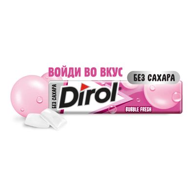 Жевательная резинка Dirol Фрукты и Мята 13,6г