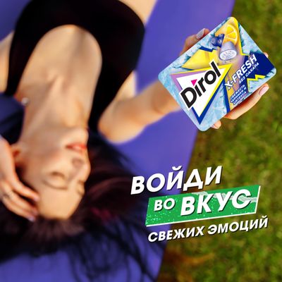 Жевательная резинка Dirol X-Fresh Черника и цитрус 16г Жевательная резинка Dirol X-Fresh Черника и цитрус 16г