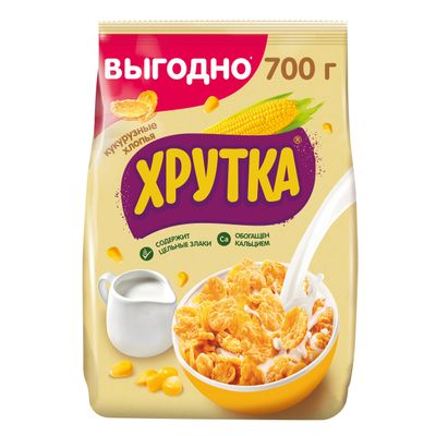 ХРУТКА Готовый Завтрак Хлопья 6x700г N1