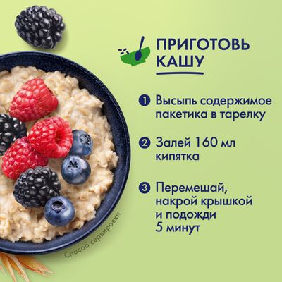 БЫСТРОВ Хлопья Лесные Ягоды 17х40г