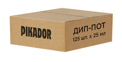 Соус PIKADOR PRO Сырный с Халапеньо, дип-пот, 25 мл/125шт