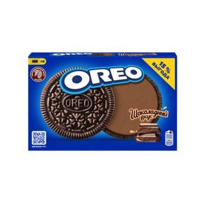 Печенье Oreo с какао и начинкой с вкусом шоколада 228г