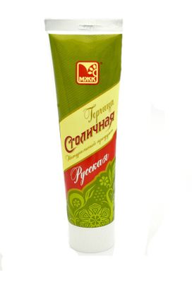 Горчица "Столичная" "Русская", в коробе с диспенсером, туба 1/100г, термоусадка 1/12 шт Горчица "Столичная" "Русская", в коробе с диспенсером, туба 1/100г, термоусадка 1/12 шт