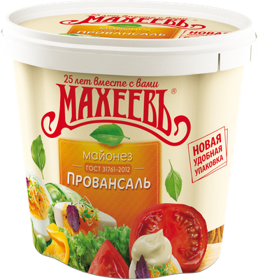 Майонез Провансаль Махеев классический 50,5% 820 мл  ведро