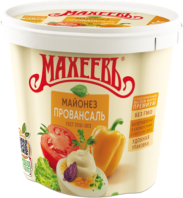 Майонез Провансаль Махеев классический 50,5% 820 мл ведро