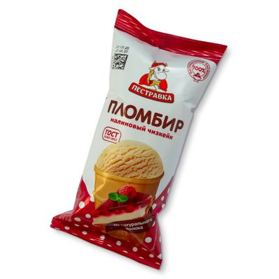 01.Мороженое ПЕСТРАВКА стакан сыр-малина 24*100г (С59)